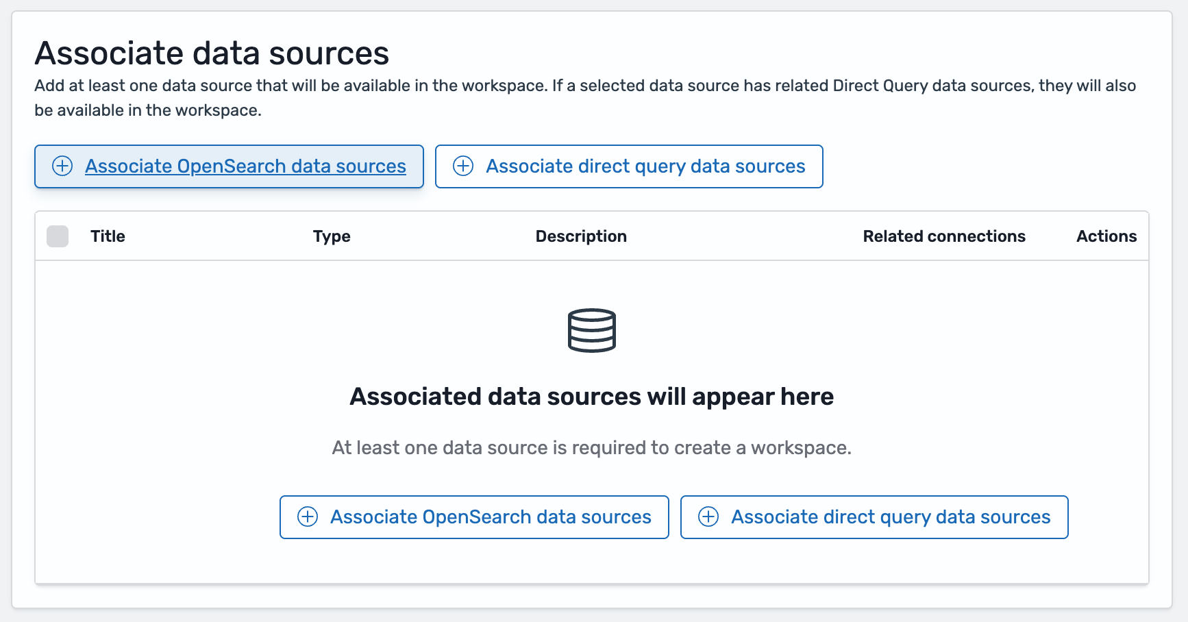 Associate Data Source
